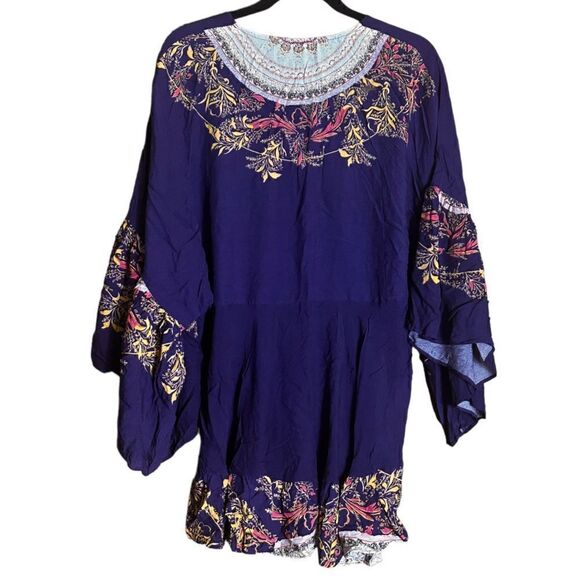 Free People Bohemian Sunset Dreams Top Size Medium M - Picture 4 of 10